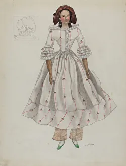 Brunette Gallery: Doll, c. 1936. Creator: Mary E Humes