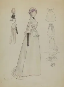 Hofmann Melita Prints: Doll, c. 1936. Creator: Melita Hofmann