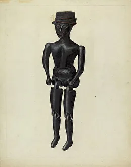 Unclothed Prints: Doll, c. 1937. Creator: Arthur Wolfson