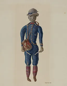 Doll Collection: Doll, c. 1938. Creator: Verna Tallman