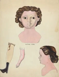 Doll Collection: Doll, c. 1941. Creator: Archie Thompson