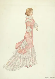 Porcelain Doll Prints: Doll: Carrie, 1935/1942. Creator: Edith Towner
