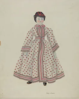 Doll with China Head, 1935/1942. Creator: Mary D. Porter