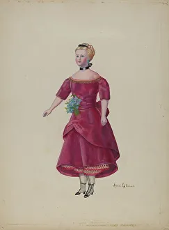 Porcelain Doll Prints: Doll--'Cornelia, c. 1937. Creator: Anne Colman