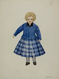 Blonde Collection: Doll - 'Leslie Simpson', c. 1937. Creators: Josephine C. Romano, Edith Towner