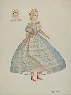 Blonde Collection: Doll - 'Nellie Bates', c. 1937. Creators: Josephine C. Romano, Edith Towner