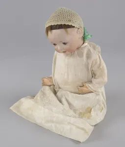 Doll owned by Clementine Roundtree Cottee and Josephine English Church, ca. 1920 Doll owned by Clementine Roundtree Cottee and Josephine English Church, ca. 1920