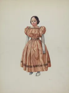 Blakeley Hal Prints: Doll - Rachel, c. 1941. Creator: Hal Blakeley