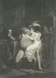 Fussli Johann Heinrich Gallery: Doll Tearsheet, Falstaff, Henry and Poins (Shakespeare, Kin
