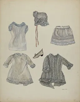 Doll Collection: Doll Wardrobe, c. 1937. Creator: Dorothy Harris