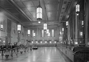 High Ceiling Prints: Dollar Savings Bank, Grand Concourse, New York, 1946. Creator: Gottscho-Schleisner, Inc