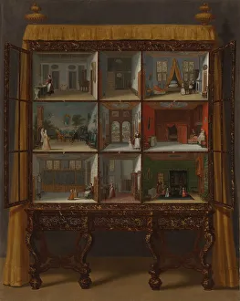 Dolls House Prints: Dolls House of Petronella Oortman, c.1710. Creator: Jacob Appel