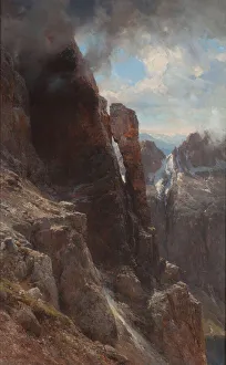 Compton Prints: Dolomites landscape, Between 1874 and 1880. Creator: Compton, Edward Theodore (1849-1921)