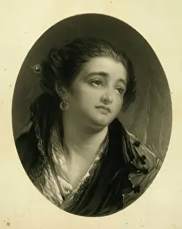 Emotion Prints: Dolores, 1875. Creator: John Phillip