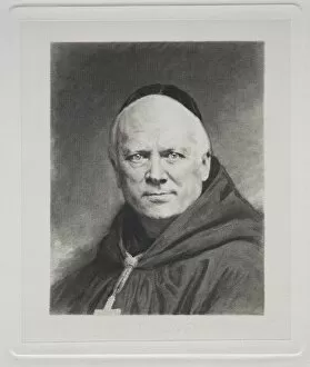 Claude Ferdinand Gaillard Gallery: Dom Prosper Gueranger, Abbe of Solesmes. Creator: Claude-Ferdinand Gaillard (French, 1834-1887)