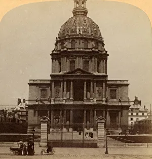 Lhotel Des Invalides Prints: Dome des Invalides, where rests the mighty warrior - Tomb of Napoleon I