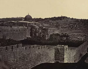 Cella Gallery: [Dome of the Rock, Jerusalem], 1856-57. Creator: Felice Beato