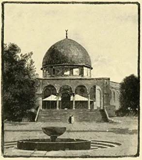 Dome Collection: The Dome of the Rock, Jerusalem, 1890. Creator: Unknown