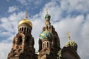 The Photo Collector Prints: Domes of the Church of the Saviour on Blood