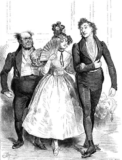 Stocking Prints: A Domestic Drama - Act II. - The Victory (of Worth over Wealth) drawn By F