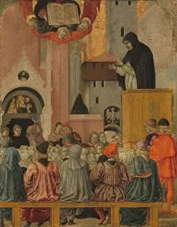 A Dominican Preaching, c. 1470. Creator: Agnolo degli Erri