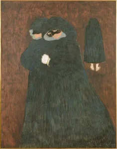 Fancy Dress Ball Gallery: The Dominos, 1913. Creator: Spilliaert, Leon (1881-1946)