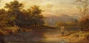 Jw Giles Prints: On the Don, 1850-1870. Creator: James William Giles