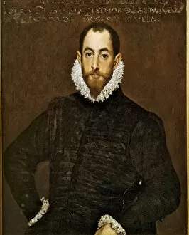 Armada Gallery: Don Alonso Martinez de Leyva, 1580. Artist: El Greco, Dominico (1541-1614)