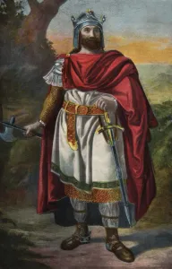 Asturias Collection: Don Alphonse I (Alonso) the Catholic (693-797), King of Asturias, son-in-law of Don Pelayo