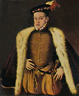 Don Carlos Prints: Don Carlos 1545-1568. - Gemalde von Sanchez Coello, 1934