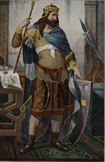 Asturias Collection: Don Fruela I (722-Cangas de Onis - 768), called the Cruel. King of Asturias, son of Alfonso I