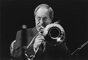 Trombonist Prints: Don Lusher, Kenton Rendezvous, Egham, Surrey, 2000. Creator: Brian Foskett