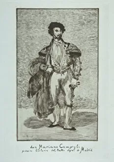 Ballet Dancer Collection: Don Mariano Camprubi (Le Bailarin), 1862-63. Creator: Edouard Manet