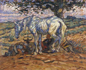 Kreuger Nils Prints: Don Quihote's Horse Rosinante, 1911. Creator: Nils Kreuger