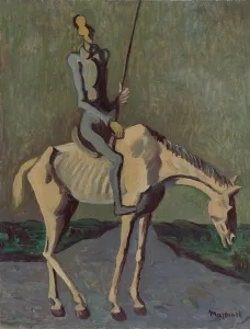 Mule Prints: Don Quixote, 1937. Creator: Cyprian Majernik