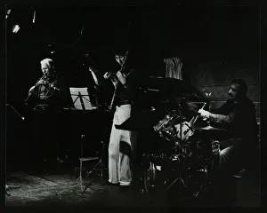 Don Rendell Gallery: Don Rendell, Steve Cook and Alan Jackson playing at The Stables, Wavendon, Buckinghamshire
