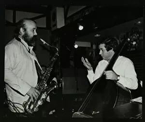 Hertfordshire Gallery: Don Weller and Chris Laurence playing at The Bell, Codicote, Hertfordshire, 1980