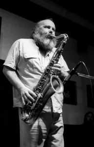 Saxaphone Player Prints: Don Weller, The Gun, Croydon, Surrey, July, 1988. Artist: Brian O Connor