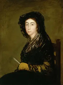 Mantilla Prints: Dona Amalia Bonells de Costa, c1805. Creator: Francisco Goya