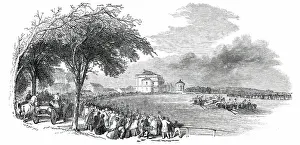 Race Course Prints: Doncaster Race-Course, 1850. Creator: Unknown