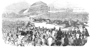 Sportsmen Prints: Doncaster Races, the St. Leger, 1844. Creator: Unknown