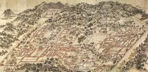 South Korea Prints: Donggwoldo (Painting of Eastern Palaces), c. 1830. Creator: Anonymous