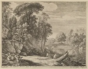 Swanevelt Herman Van Prints: The Donkey Led to the River. Creator: Herman van Swanevelt