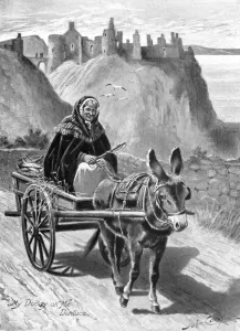 My Donkey an Me, 1902-1903. Artist: John Carey
