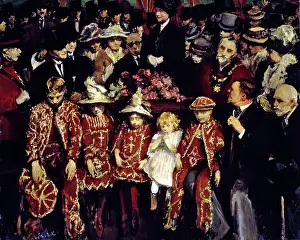 On Looker Prints: The Donkey Show, 1905. Creator: Jacques Emile Blanche