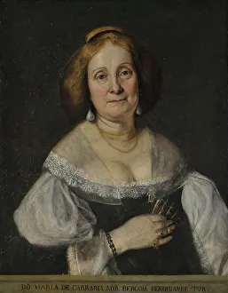 Giovanni Battista Moroni Prints: Donna Maria de Carraria, (c1550s). Creator: Giovanni Battista Moroni