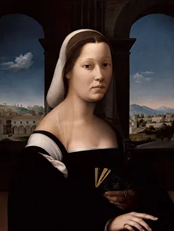 Galleria Degli Uffizi Prints: Donna velata (La Monaca)
