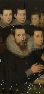 Vos Cornelis De Prints: Donor with Five Sons, c1620s. Creator: Cornelis de Vos