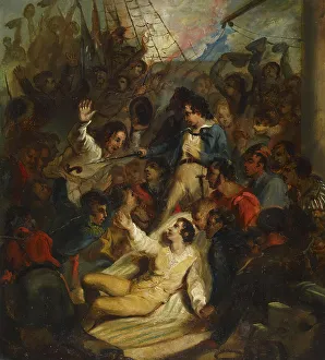 Defiance Prints: Don't give up that ship!, c1840