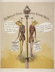 Anon Anon Anonymous Gallery: The Doom of all Papers that Slander Bethnal Green, 1872